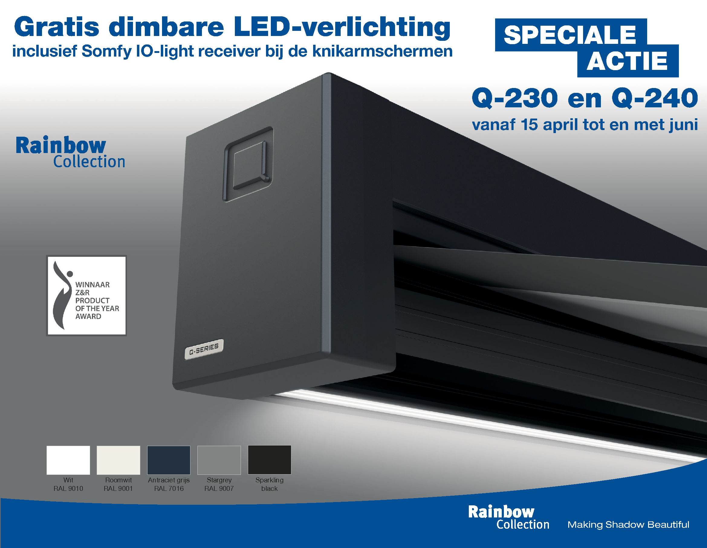 Featured image for “Q-Serie Knikarmscherm tijdelijk met gratis LED-verlichting”